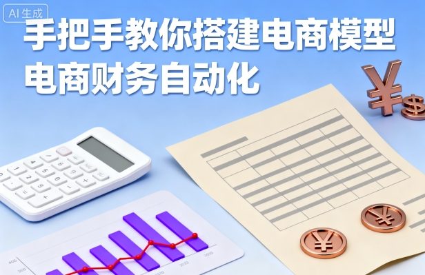 手把手教你搭建电商模型-电商财务自动化-日入300副业网