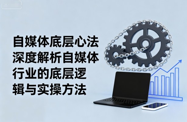 自媒体底层心法，深度解析自媒体行业的底层逻辑与实操方法-日入300副业网