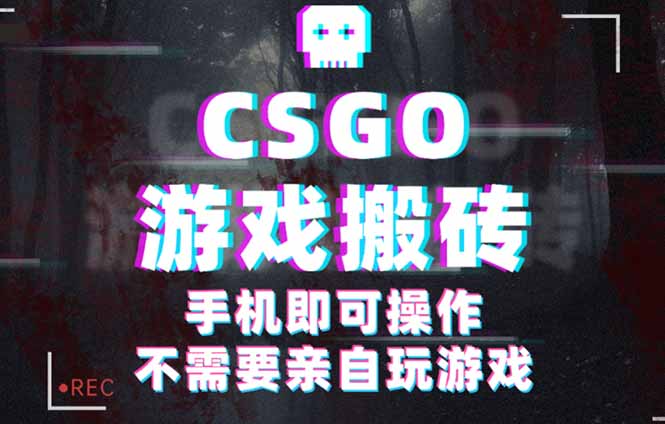 CSGO游戏挂机捡漏，单日扫货500+，年底小高峰上车可吃肉，手机即可操作…-日入300副业网