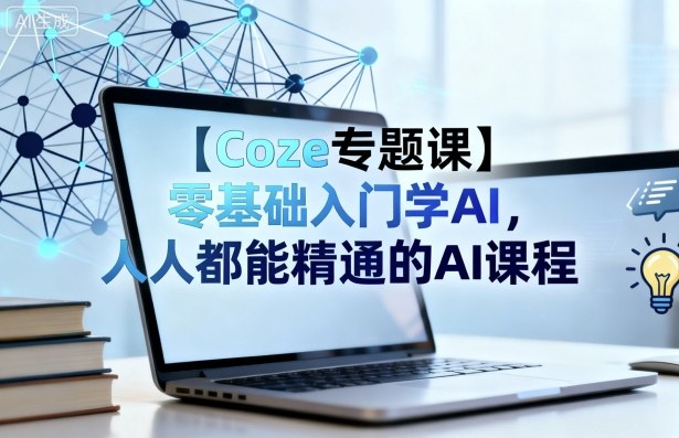 【Coze专题课】零基础入门学AI，人人都能精通的AI课程-日入300副业网